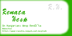 renata wesp business card